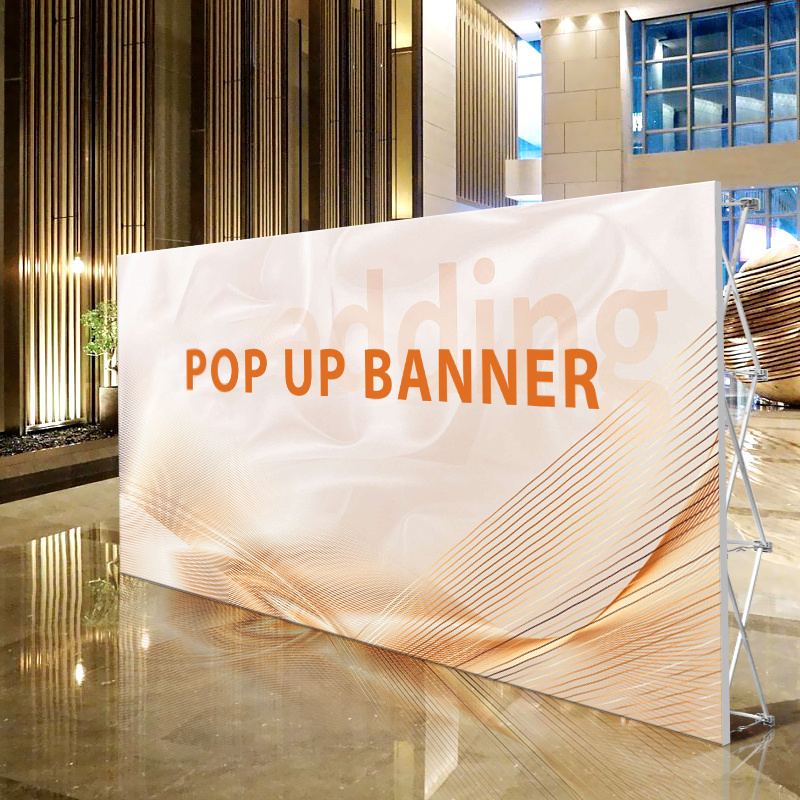 a frame banner pop up display booth pop up banner display pop up backdrop backlit light box display stand