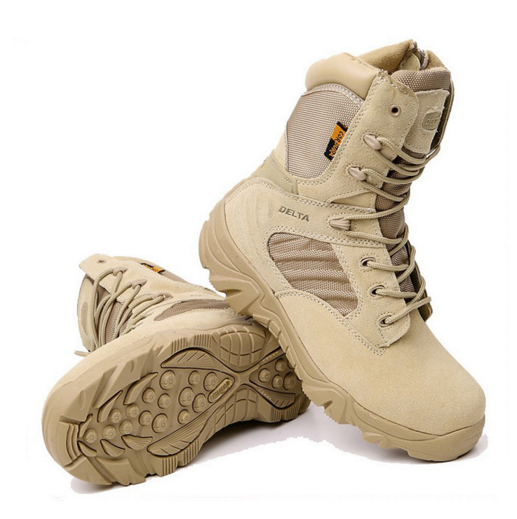 High-top Combat Leather Outdoor Desert Tactical Boots