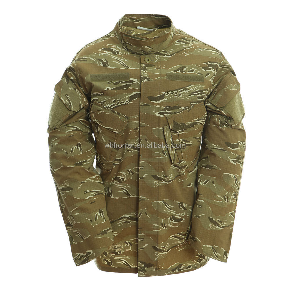 ACU Combat Tiger Striped Suit Camouflage Smock Uniform