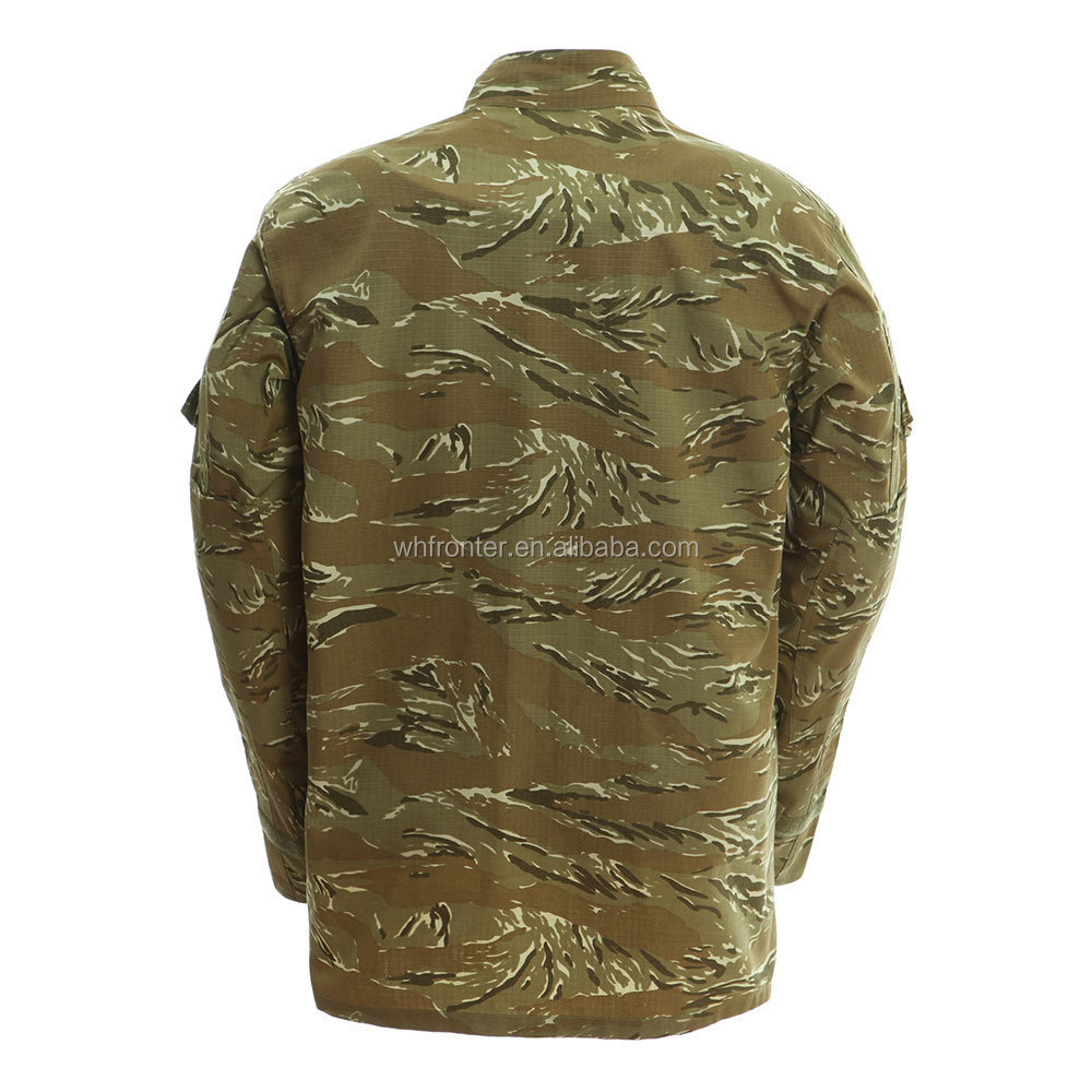 ACU Combat Tiger Striped Suit Camouflage Smock Uniform