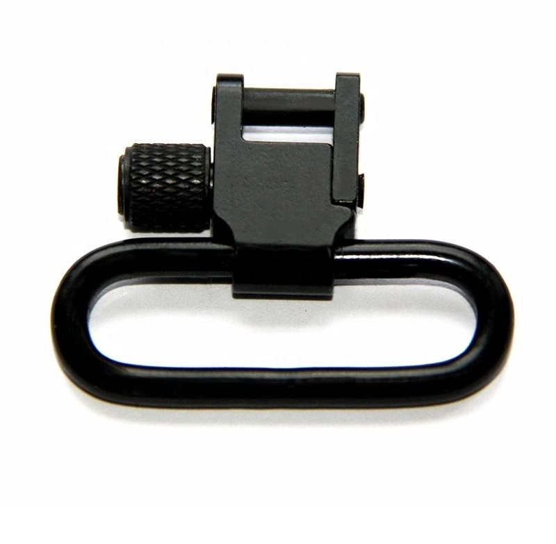 Steel Sling Swivel 1.25 inch loop with metal nut for shoulder strap