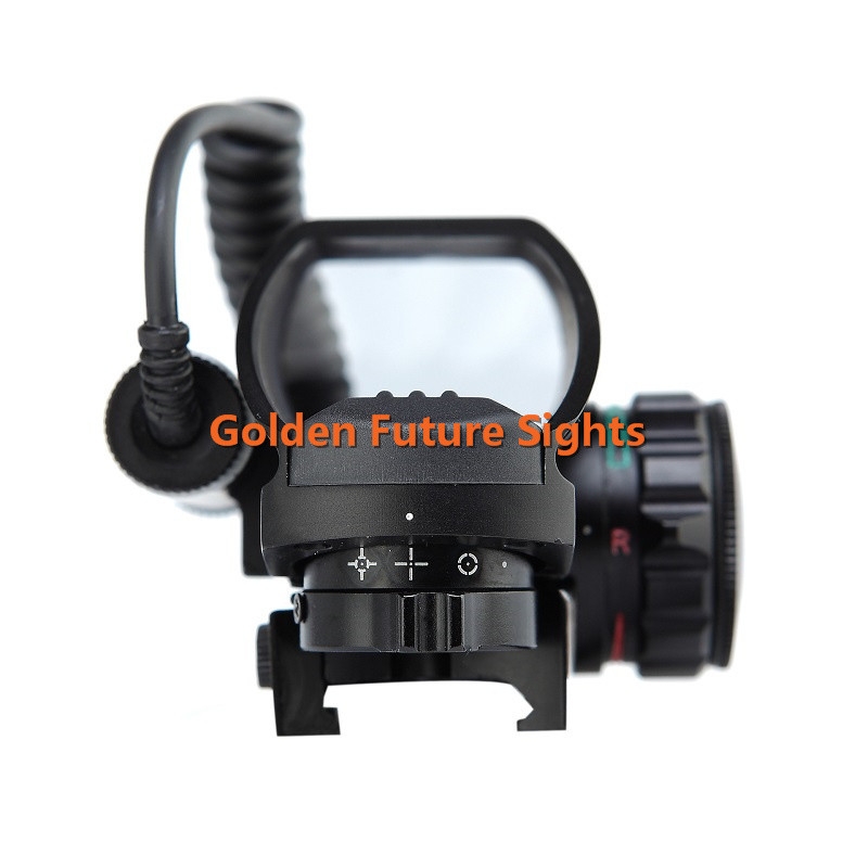 GFRD-10B Red and Green Dot Reticle Reflex Sight With Red Laser