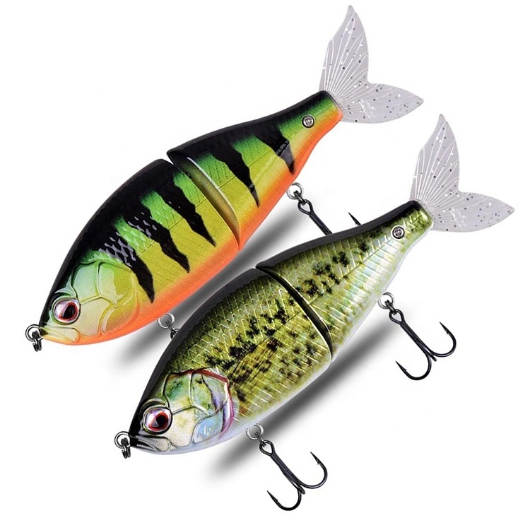 Bass Trout Multi Jointed Segment Lure 150mm Slow Sinking Swimbait Swim Bait Lure Blanks Glide Bait Unpainted Lure