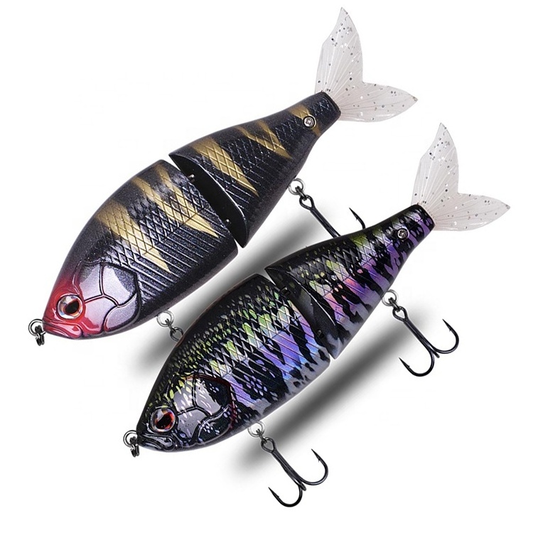 Bass Trout Multi Jointed Segment Lure 150mm Slow Sinking Swimbait Swim Bait Lure Blanks Glide Bait Unpainted Lure