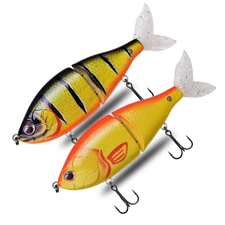 Bass Trout Multi Jointed Segment Lure 150mm Slow Sinking Swimbait Swim Bait Lure Blanks Glide Bait Unpainted Lure