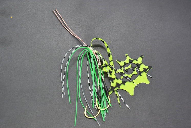 Wholesale  Dragon Style Silicon Skirt Saltwater Fishing Hook For Snapper Jig Fishing Accessories Fishing Material