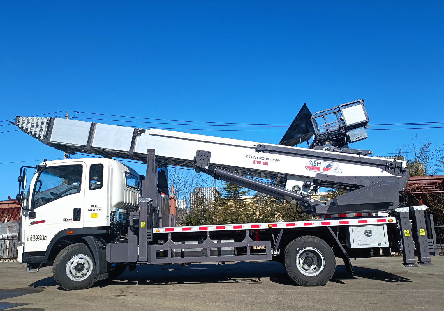 GAOLIYA 45M Lifting Platform  Using Loading Unloading High-altitude Trailer Lift Aerial Work Platform