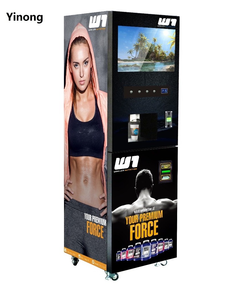 High Tech Whey Protein Concentrated Machine Protein Bar Vending Machine For Sale