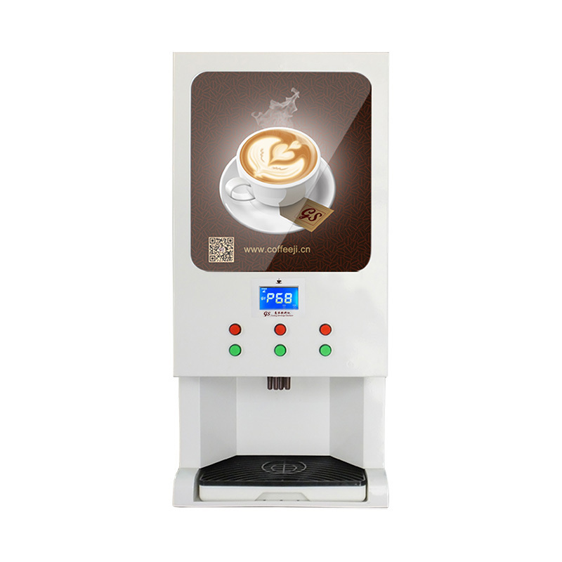 3 Hot and 3 Cold Drink New Small Tea Time Coffee Vending Machine Coin Operated Coffee Maker