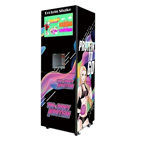 High Tech Whey Protein Concentrated Machine Protein Bar Vending Machine For Sale