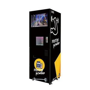 Outdoor Vending Machine Automatically Instant Coin Coffee Machine / Wifi Vending Machine 5 Tall Canisters (4L) for Coffee Powder