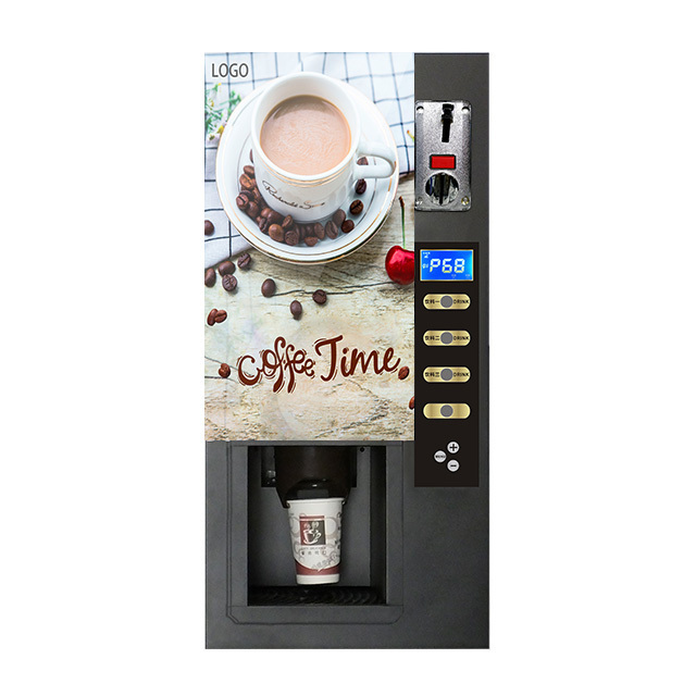 Gas Station Automatic Coffee Machine Commercial Mini Nescaf Coffee Vending Machine 3 Selections of Hot Drink