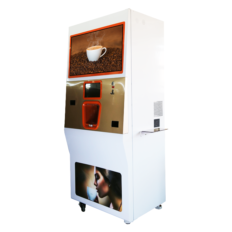 24 Hours Self Service Bean to Cup Commercial Fresh Coffee Vending Machine with Payment System espresso cuppcino latte maker