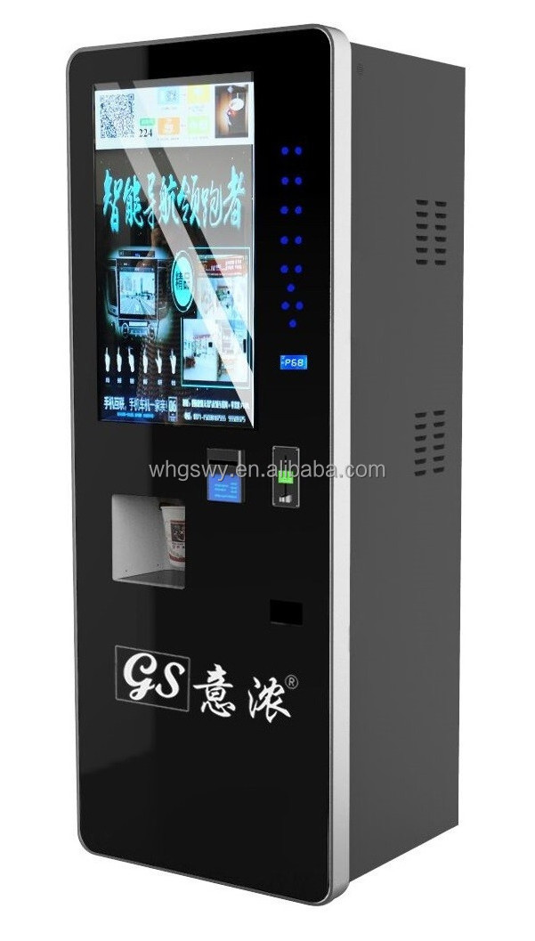 Protein shake whey protein energy drink big standing coffee vending machine