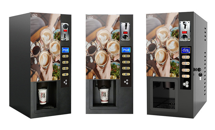 Coffee Making Machine with Payment System Nescaf Coffee Vending Machine with 3 Selections of Hot Drink