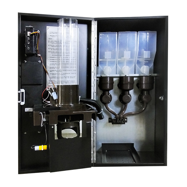 Coin Operated Automatic Coffee Milk Tea Juice Vending Machine Coin Operate Hot Drink Dispenser 3 Hot Drinks Flavors