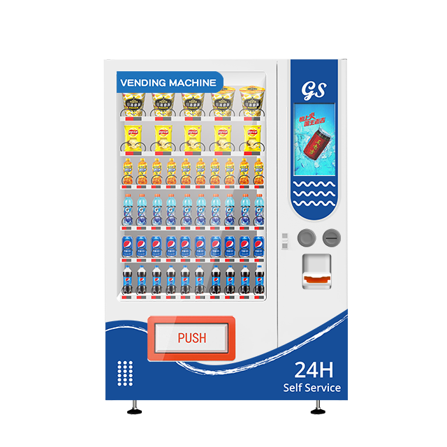 Commercial Canister Vending Machine Manufacturer Convenient Store Vending Machines for Food and Drinks Snacks