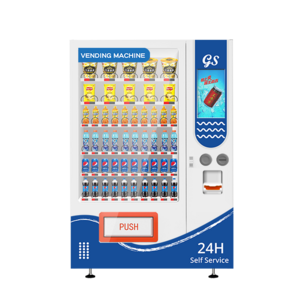 Commercial Canister Vending Machine Manufacturer Convenient Store Vending Machines for Food and Drinks Snacks