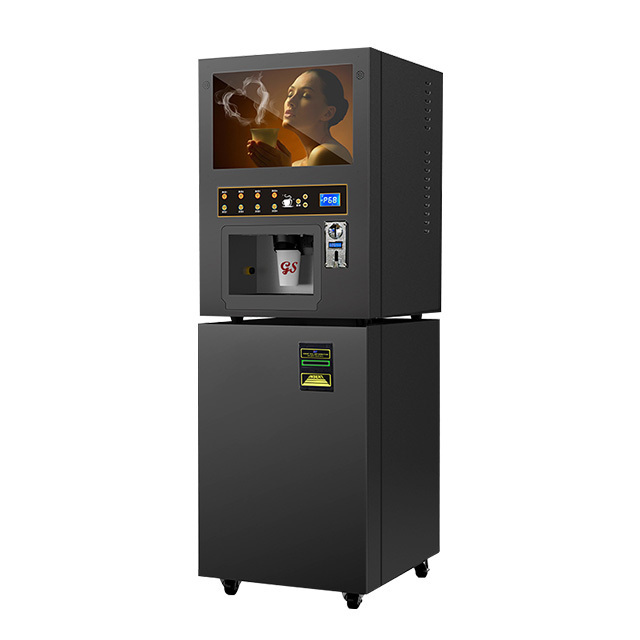 Coffee milk tea atm vending machine automatic fresh orange juice juicer vending machine