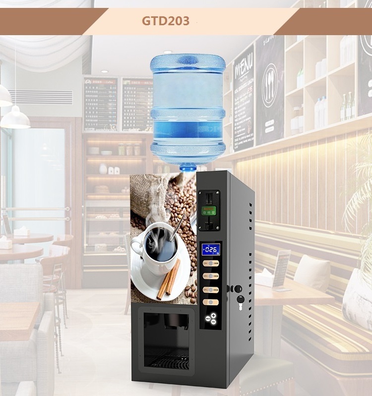 Counter Top nescaf Coin Operated  Commercial Espresso Coffee Vending Machine