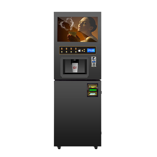 Coffee milk tea atm vending machine automatic fresh orange juice juicer vending machine