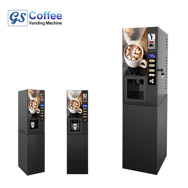 Automatic Coffee Dispenser Vending Commercial instant Coffee Vending Machine with Coin Operated