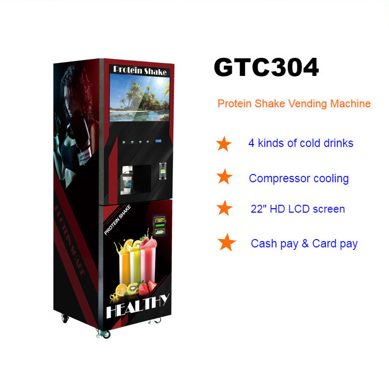 High Tech Whey Protein Concentrated Machine Protein Bar Vending Machine For Sale