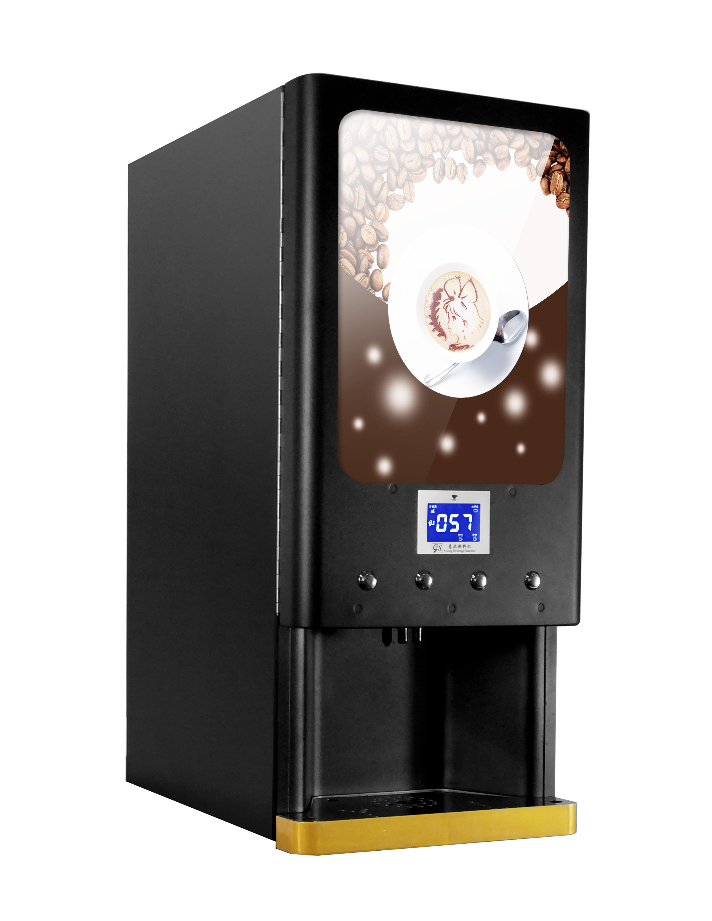 Hotel coffee hot chocolate vending machine GBD203 china coffee automatic vending machine