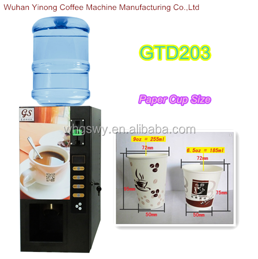 Cappuccino Tea Turkish Coffee Maker Machine Vending Machines Hot Beverage Vending Machine