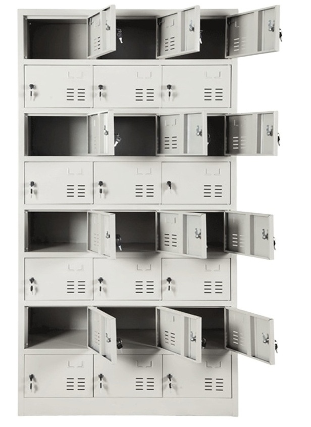 Communal Facilities 12 Doors Smart Locker Clothes Metal Storage Locker Personal Goods shelf With Key