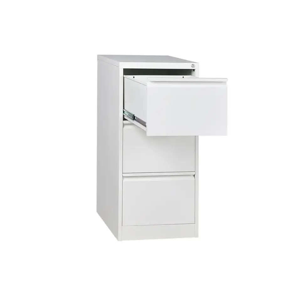 2023 Office Table Drawer With Locking Bar Hanging A4 Folder Vertical Storage 4 Drawer Steel Filing Cabinet