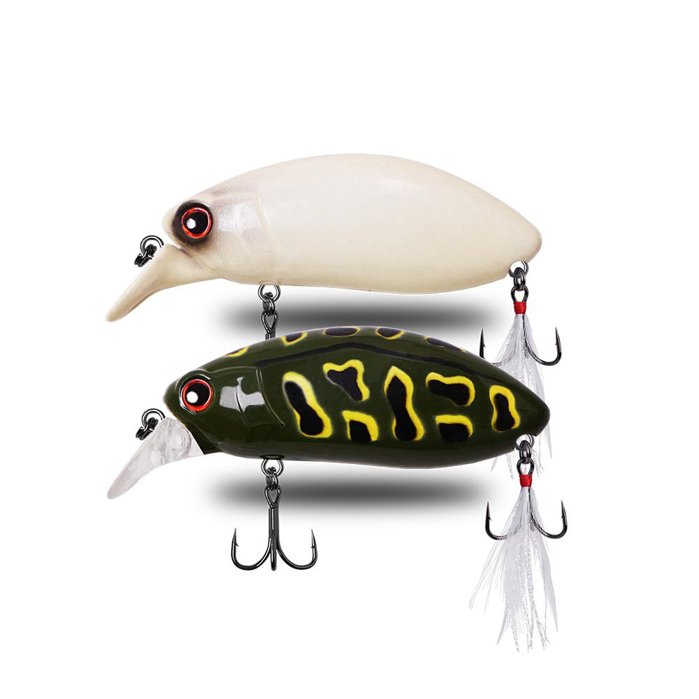 New Design Bass 70mm 13.7g Floating Swing Cranks Wobbler Artificial Crank Bait Bass Trout Lure Pike Trolling Pesca Minnow