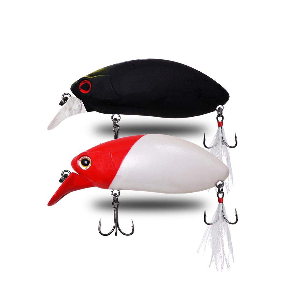 New Design Bass 70mm 13.7g Floating Swing Cranks Wobbler Artificial Crank Bait Bass Trout Lure Pike Trolling Pesca Minnow