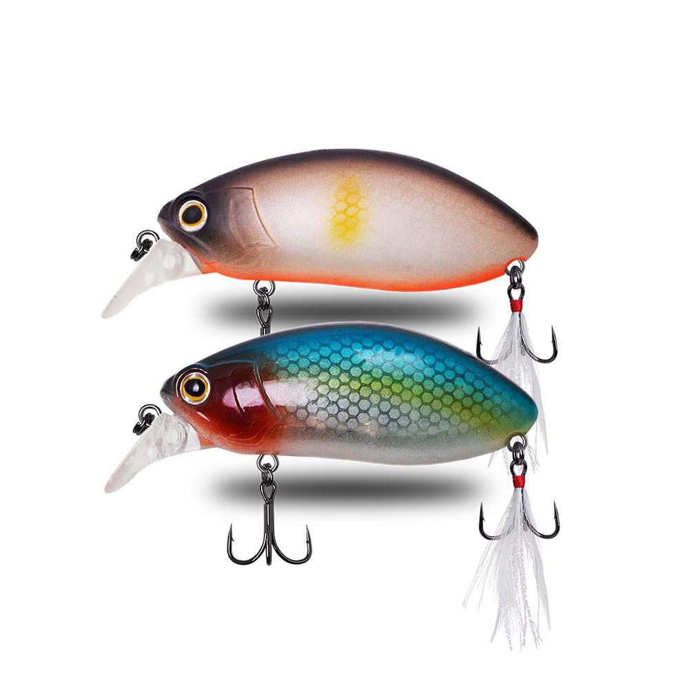 New Design Bass 70mm 13.7g Floating Swing Cranks Wobbler Artificial Crank Bait Bass Trout Lure Pike Trolling Pesca Minnow