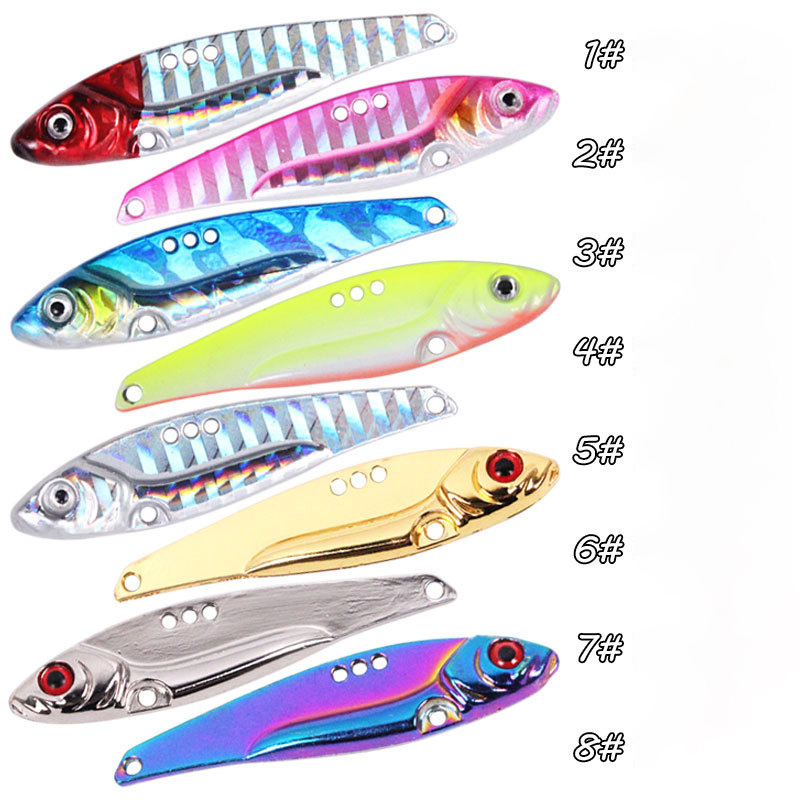 3g 5g 7g 10g 12g 14g 18g Metal Vib Lures Hard Bait Freshwater Seawater Fishing Artificial Lures