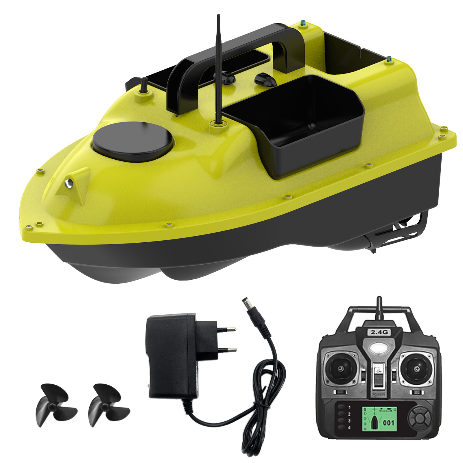 New Space 500 M Remote Control Long Battery Color Double Design Fish Finder Fishing Bait Boat