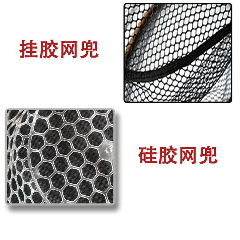 New design 210g 47cm Aluminum Alloy Retractable Fishing Net Telescoping Foldable Landing Net Pole Folding Landing Net for Fly Fi