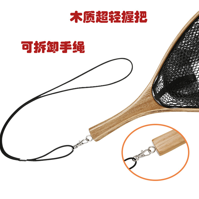 New design 210g 47cm Aluminum Alloy Retractable Fishing Net Telescoping Foldable Landing Net Pole Folding Landing Net for Fly Fi