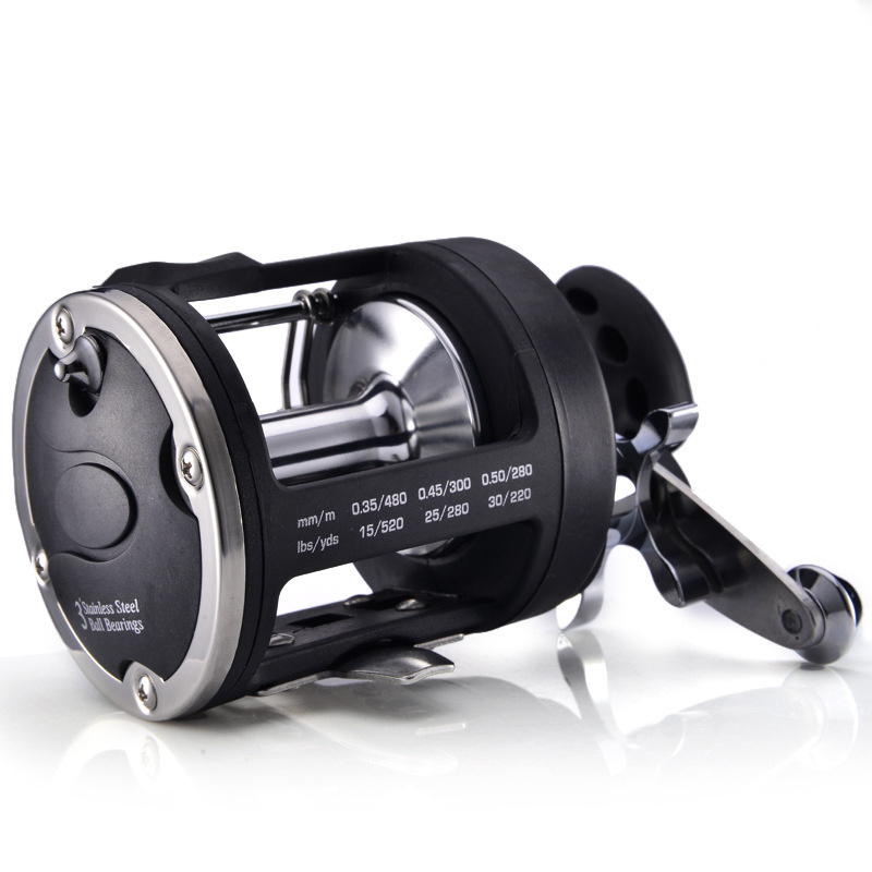 Wholesale trolling reel big game 2 speed trolling fishing reel for sea fishing  trolling fishing reel