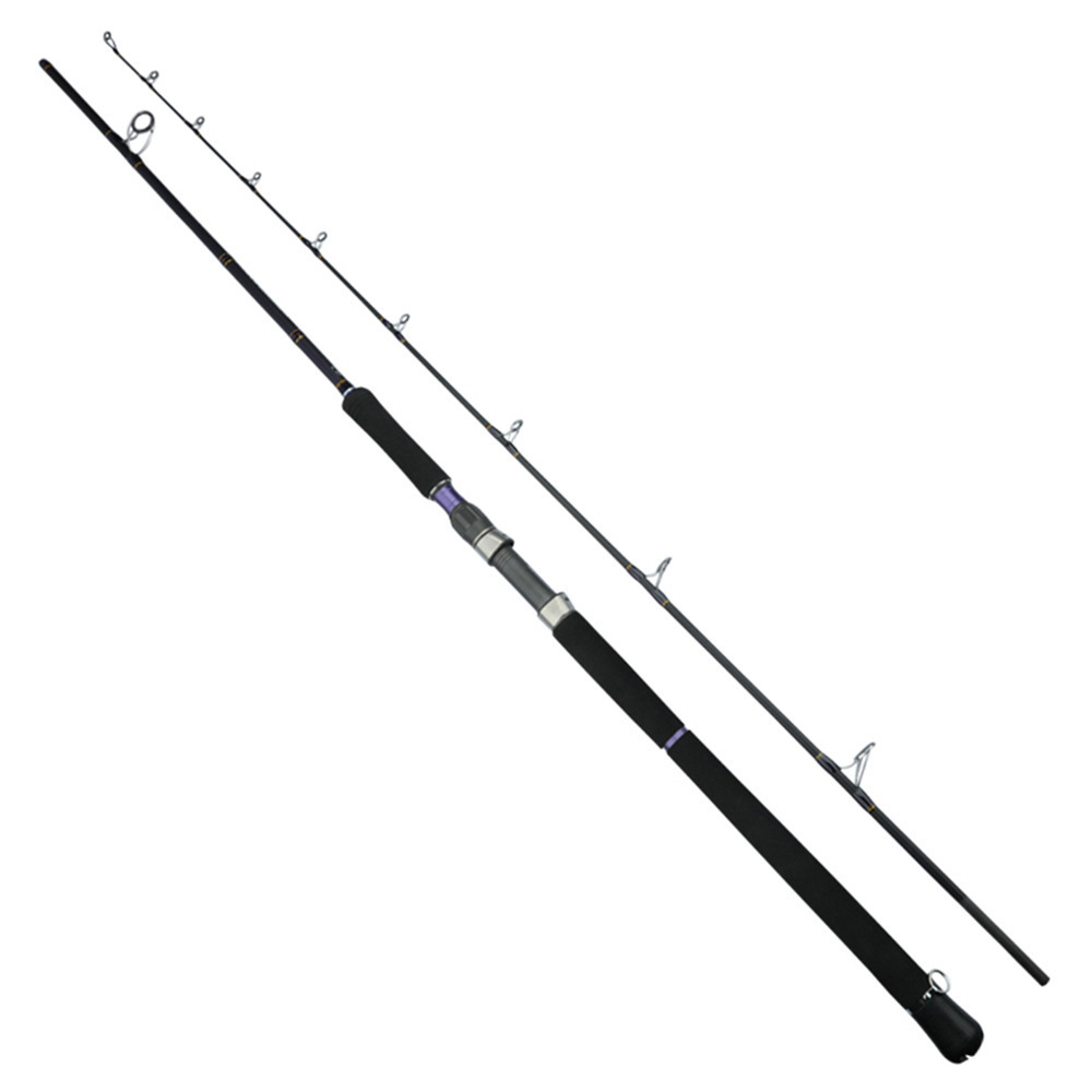 2.1m 2.4m 2.7m Oem Odm Popping Rod Carbon Blank Sea Soft Ultra Light Fishing Boat Light Big Game Fishing Rod For Tuna Pesca