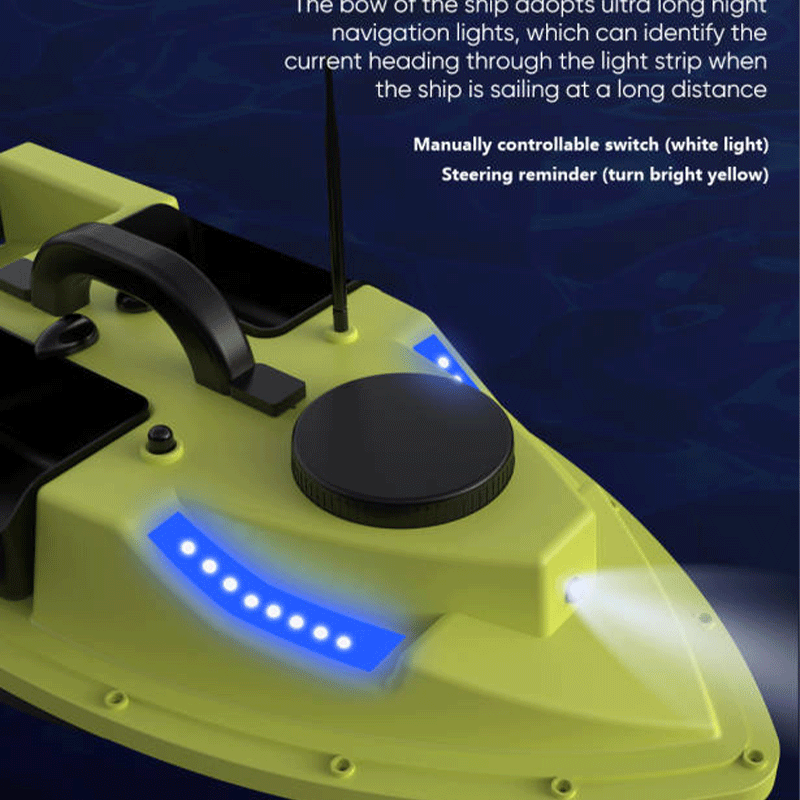 GPS 5200mAH 12000mAH New Design 500m Night Light 3 hopper Fish finder RC Distance Auto RC Remote Control Fishing Bait Boat