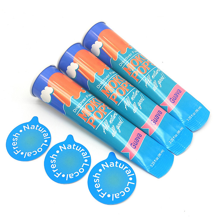 Wholesale Eco Aluminium Foil Calippo Squeeze Tube Packaging Cone Cup 60ml-120ml Paper Ice Cream Popsicle