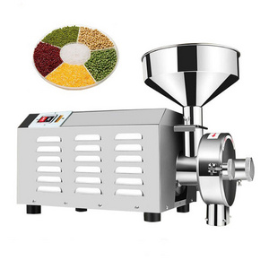 Stainless steel mini home use automatic rice flour mill machine wheat flour spice pepper seed mill corn grinder