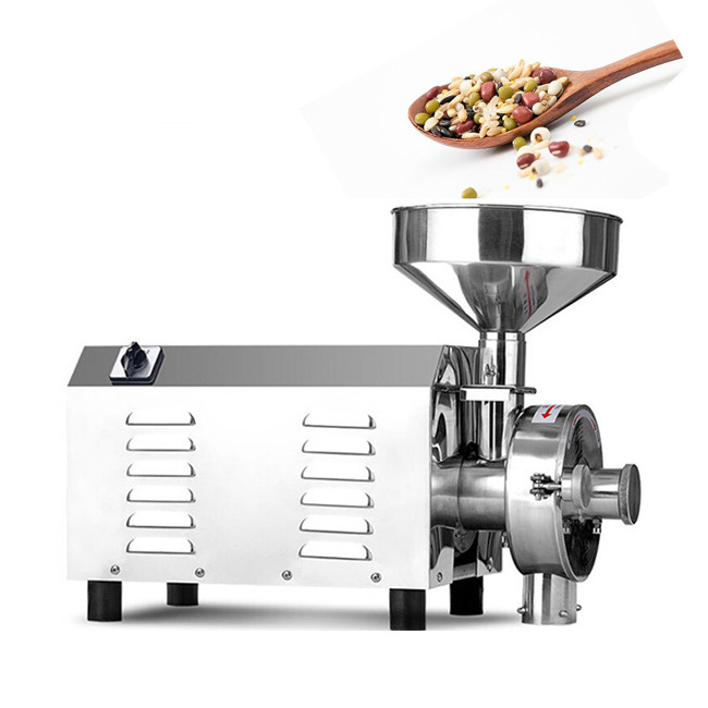 Stainless steel mini home use automatic rice flour mill machine wheat flour spice pepper seed mill corn grinder