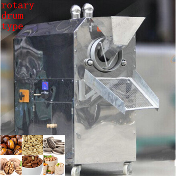 Hot sale cashew nut corn  heater processing sunflower sesame seed roasting machine