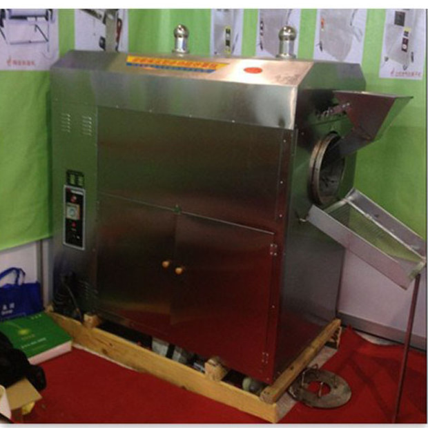 Factory  price supply cooker electric and gas heating peanut cocoa bean shea nut corn roasting machine