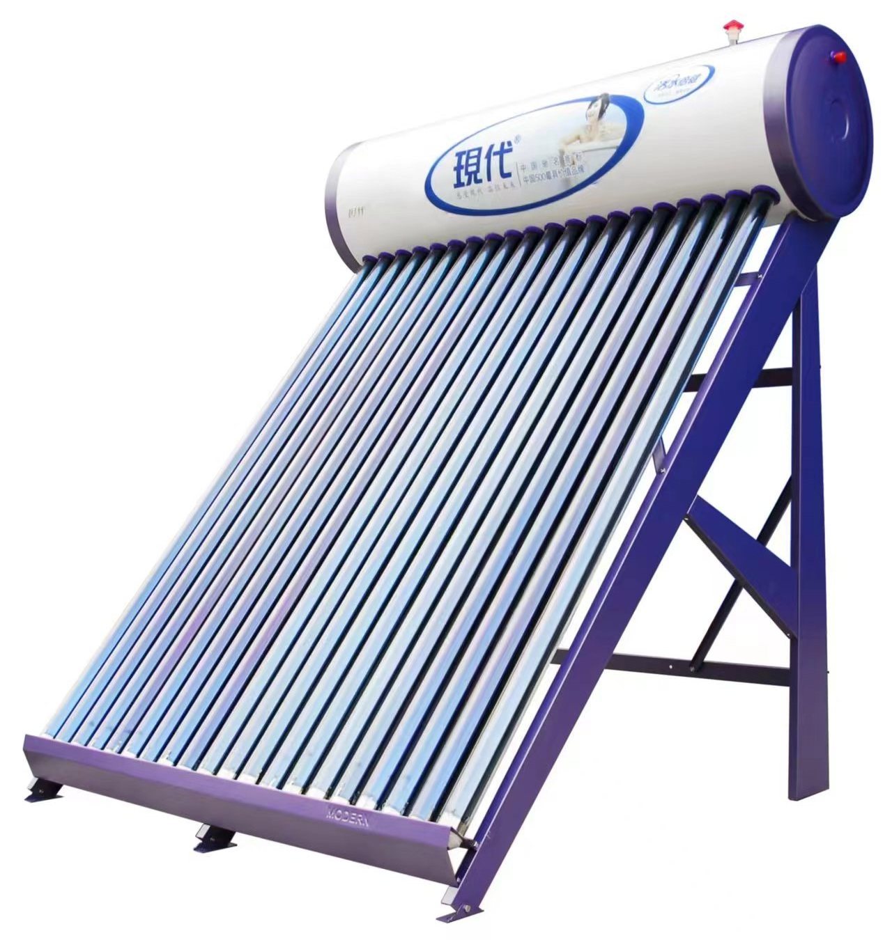 2023 New Heating System Non pressurized Solar Hot Water Heaters None pressure water heater