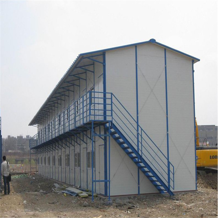 new technology container office steel structure frame welded flat pack container house as dormitory