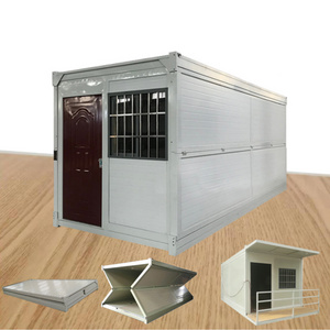 new technology container office steel structure frame welded flat pack container house as dormitory