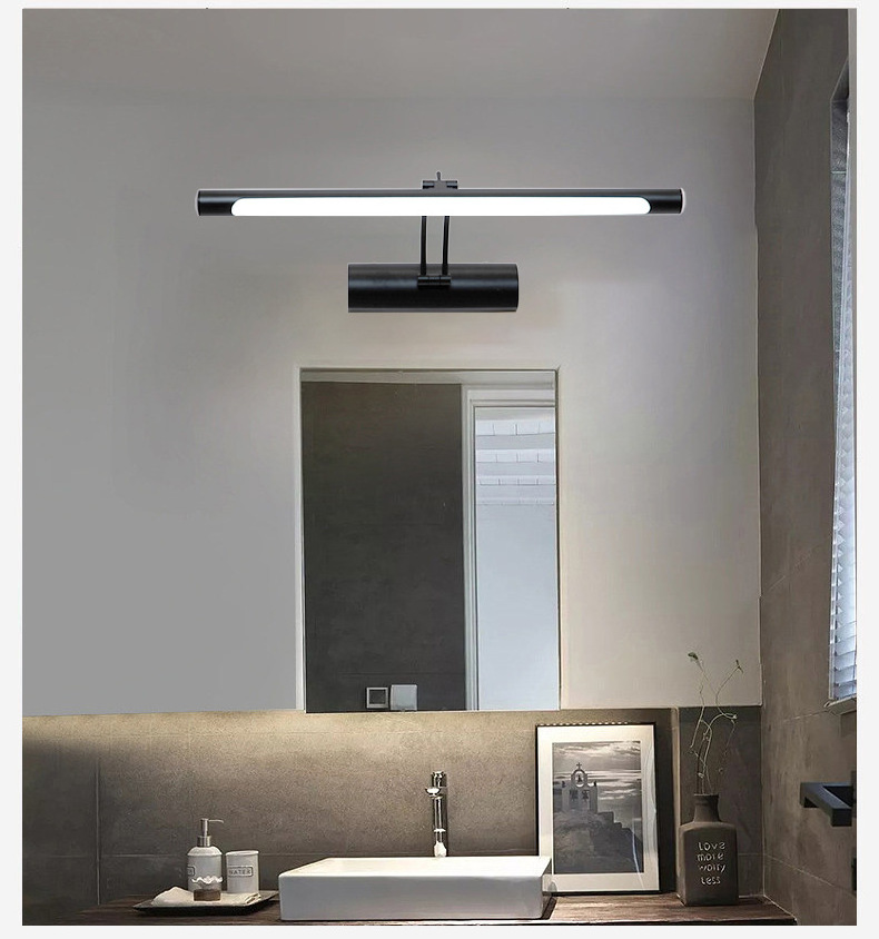 Wholesale Price Bathroom Mirror Front Lamp Luxury LED Adjustable Mirror Lamp for Cabinet Makeup Bedroom Lighting